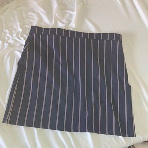 Striped Mini skirt forever21